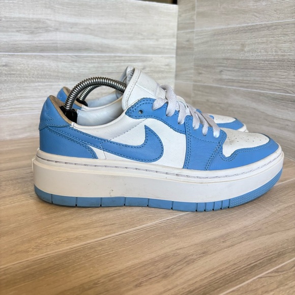 💙🤍 Nike Air Jordan 1 Low elevate platform white university blue UNC shoes - Picture 3 of 12